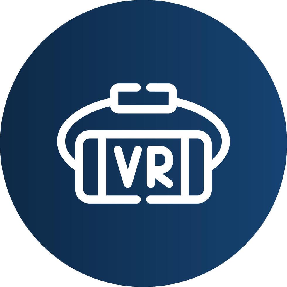 vr óculos criativo ícone Projeto vetor