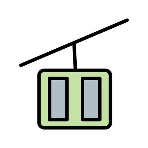 Vector ícone de elevador de cadeira