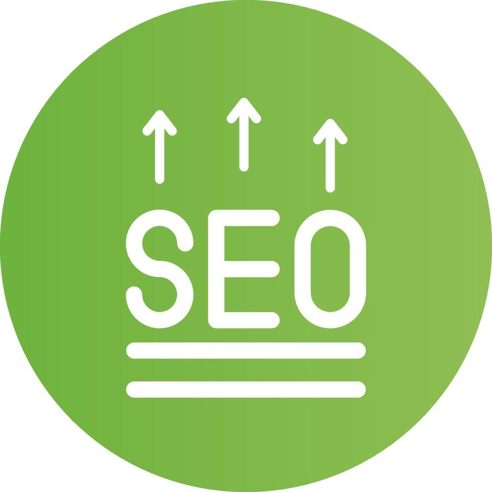 design de ícone criativo seo vetor