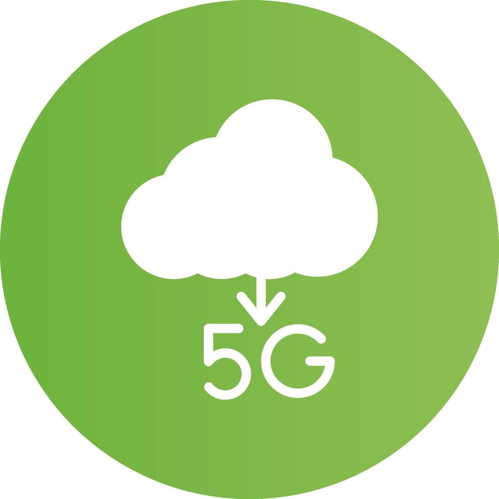 5g baixar criativo ícone Projeto vetor