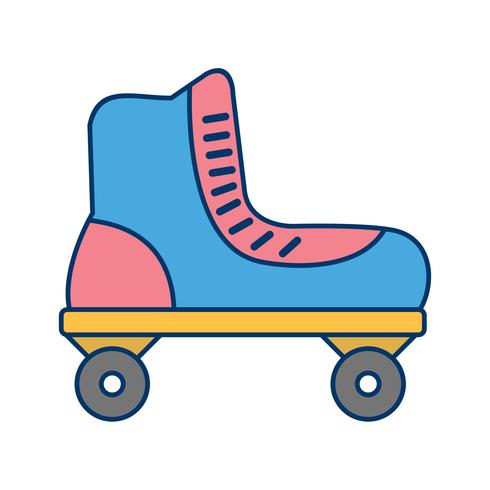 Ilustração em vetor Roller Skate Icon