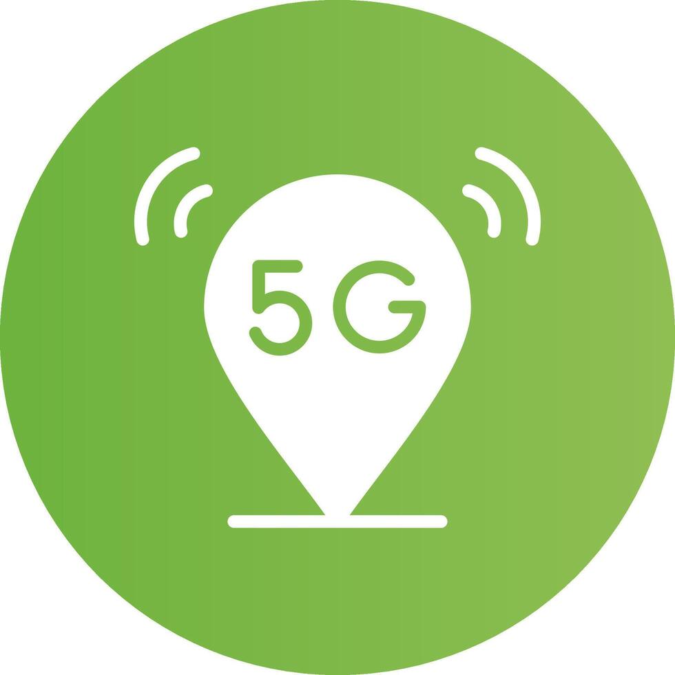 design de ícone criativo 5g vetor