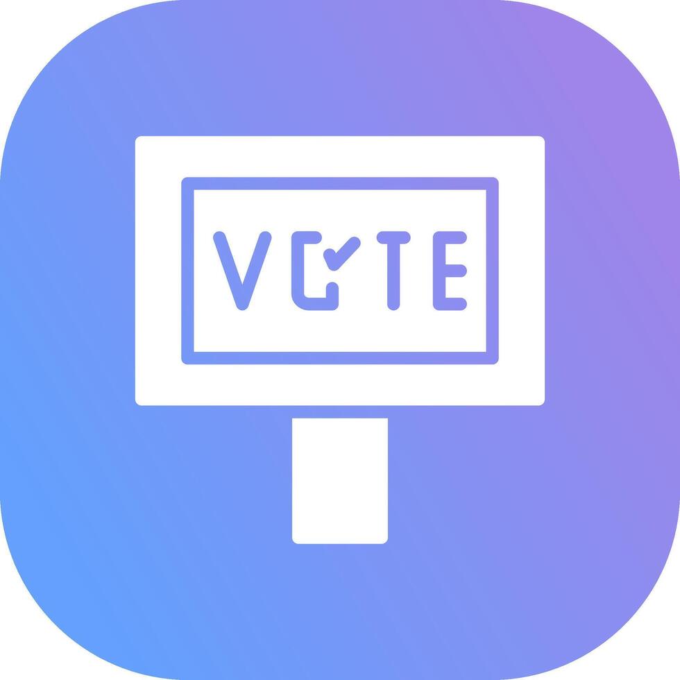 votar design de ícone criativo vetor