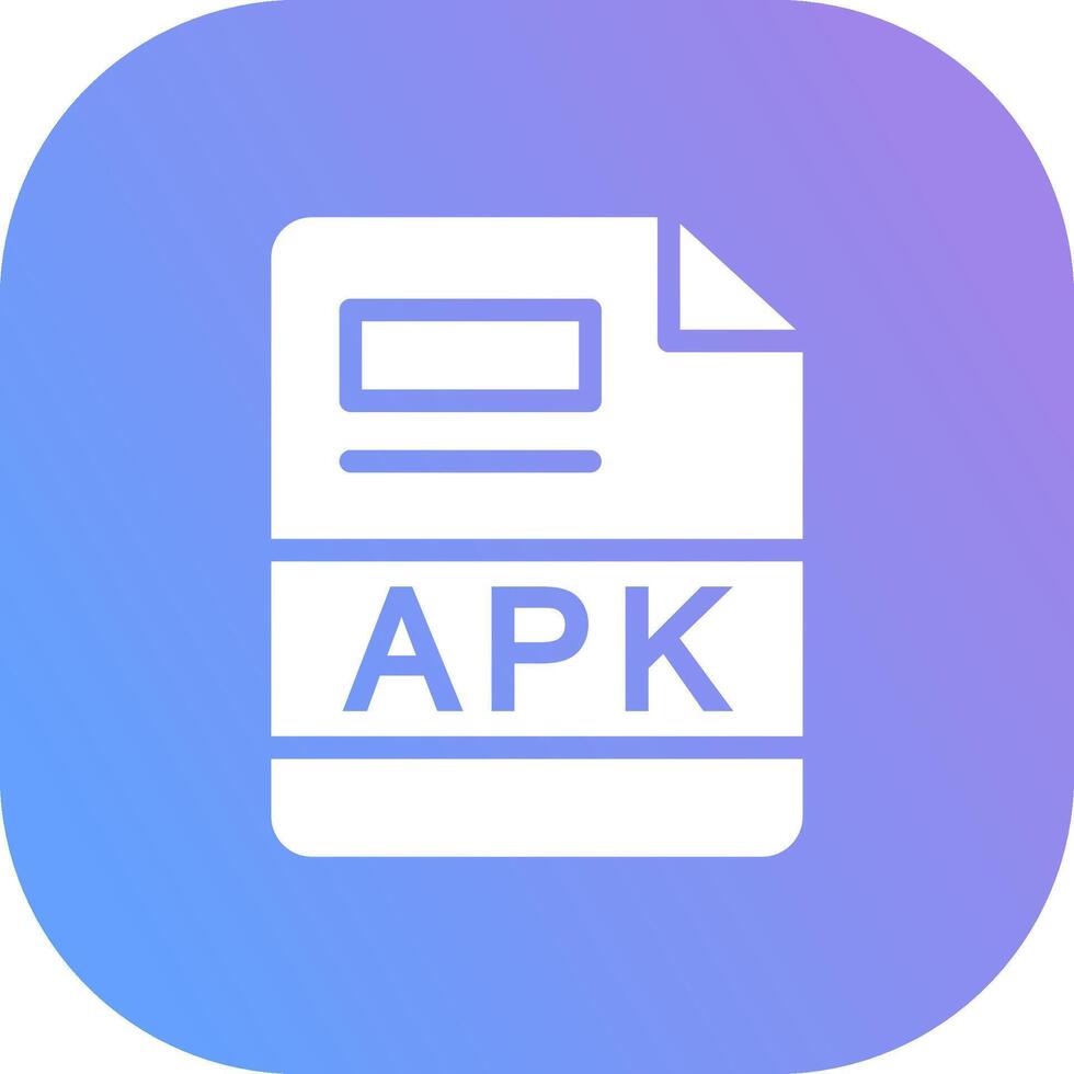 apk criativo ícone Projeto vetor