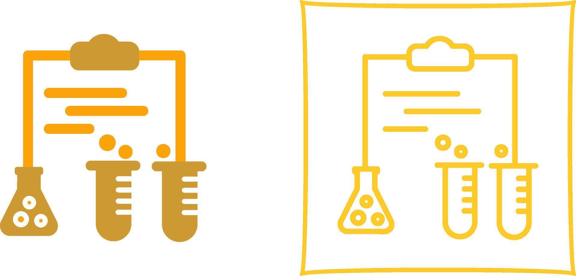 ícone de vetor de experimento