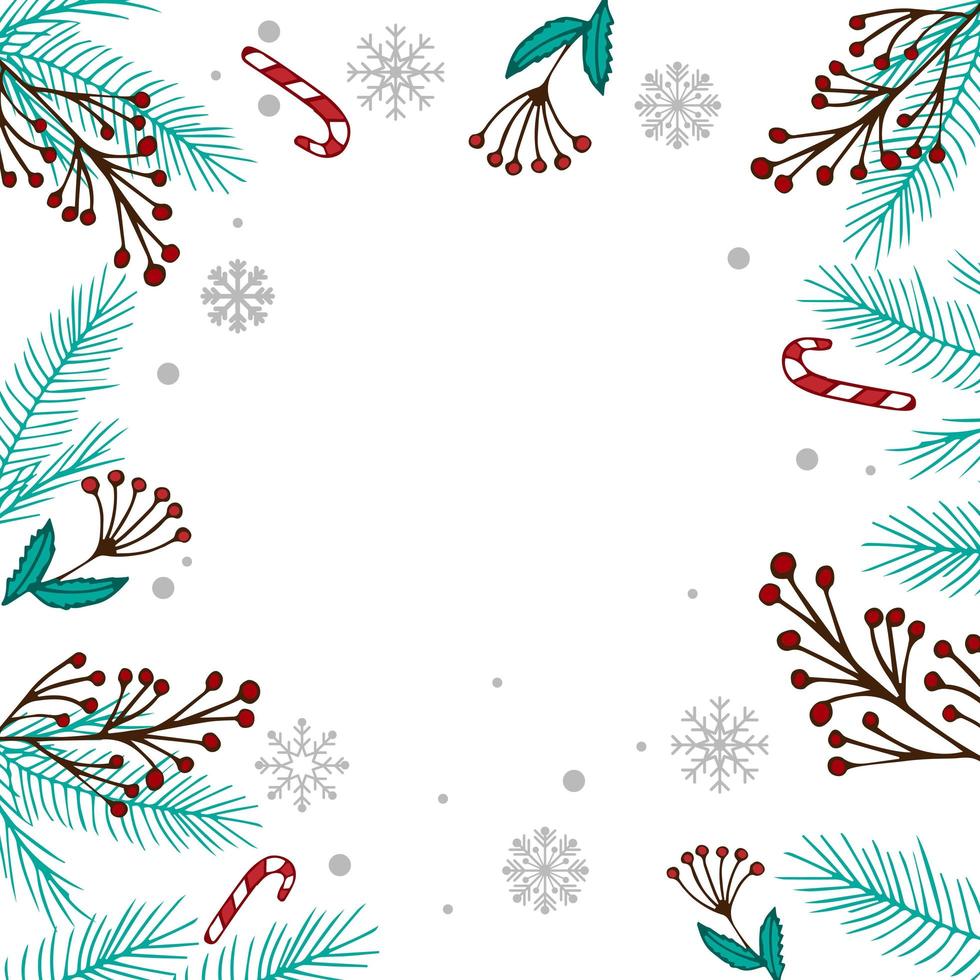 fundo de Natal branco, modelo festivo da web - vetor