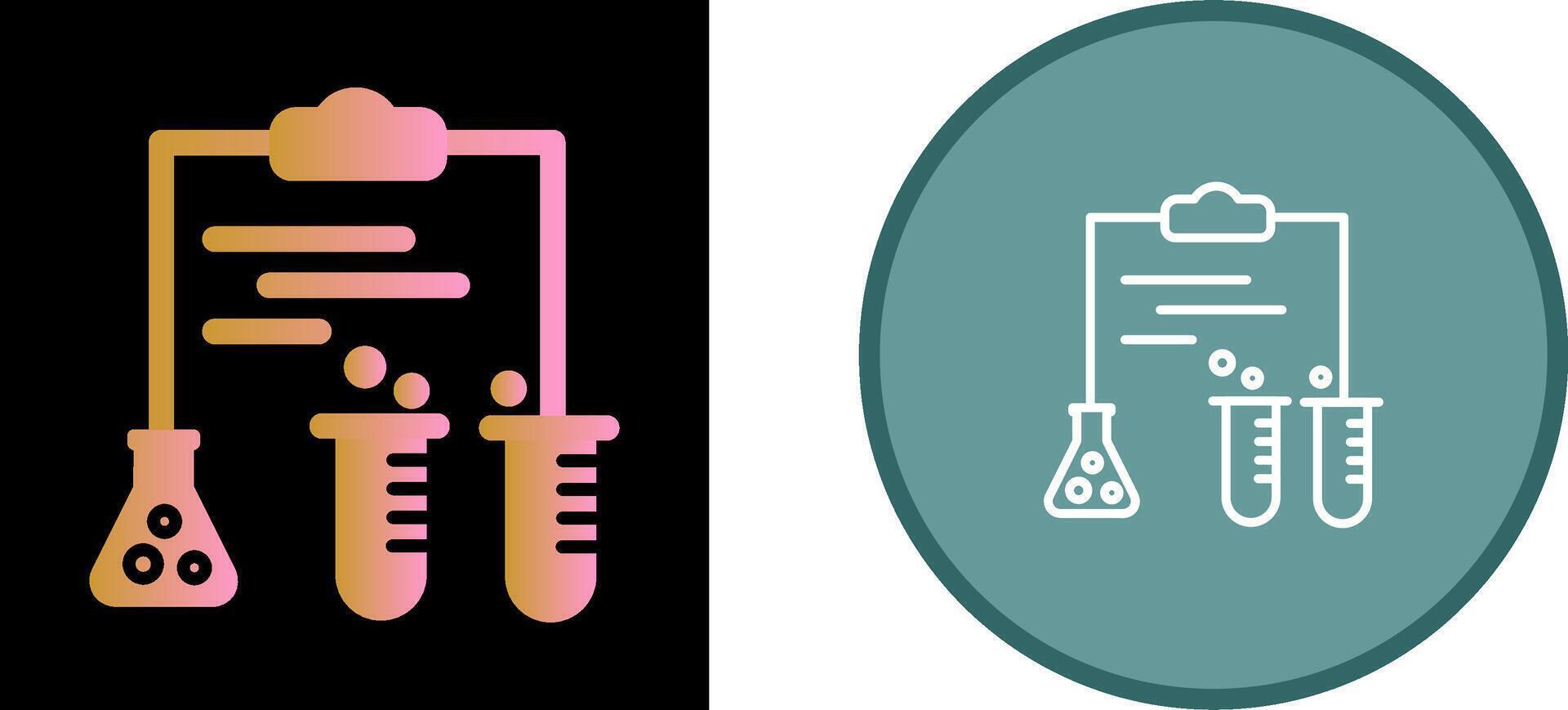 ícone de vetor de experimento