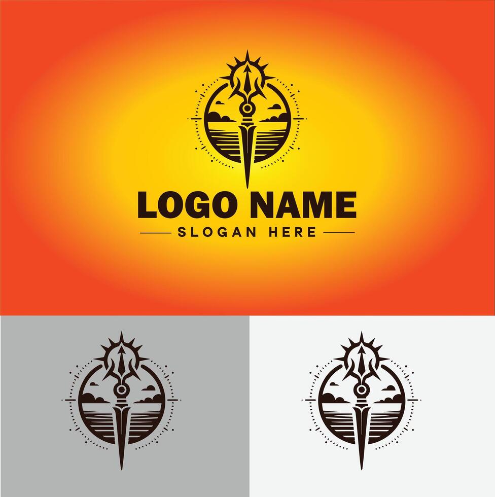 bússola logotipo ícone vetor arte gráficos para o negócio marca aplicativo ícone direção bússola logotipo modelo