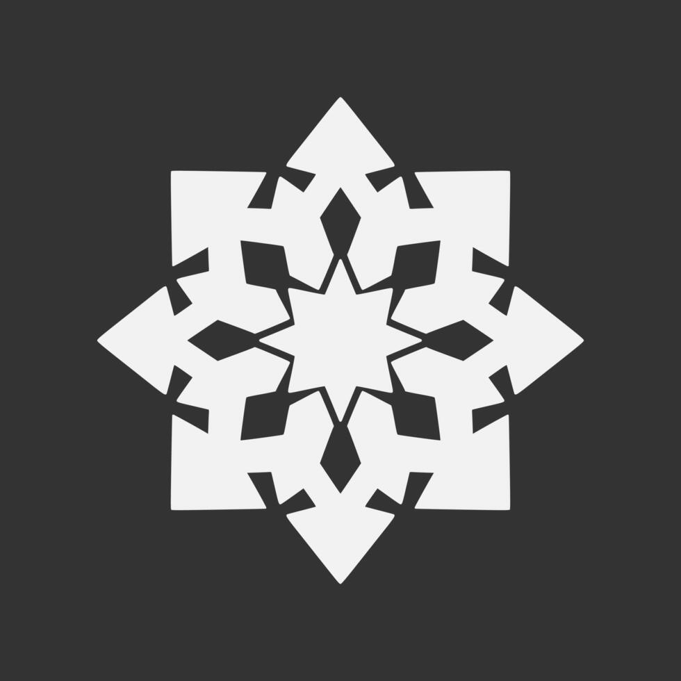 islâmico geométrico. abstrato mandala. étnico decorativo elemento vetor