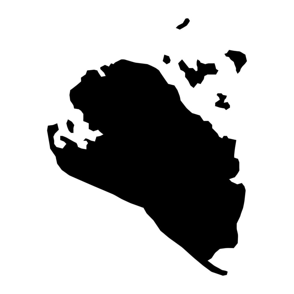 lolland município mapa, administrativo divisão do Dinamarca. vetor ilustração.