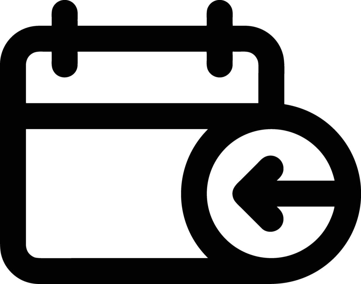 calendário ícone símbolo vetor imagem