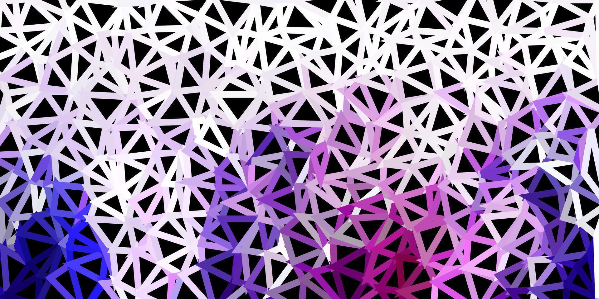 textura de polígono gradiente de vetor roxo claro.