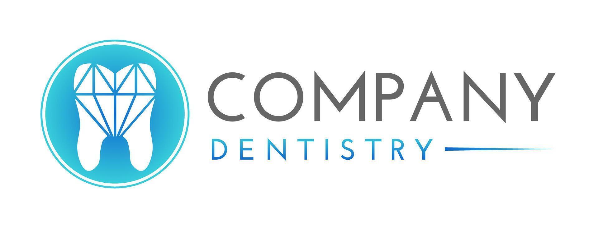 dental ou dentista vetor logotipo