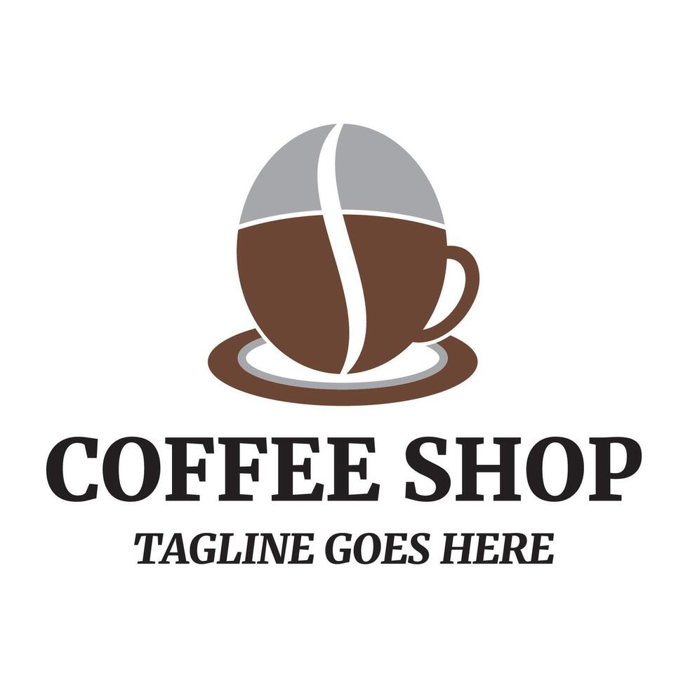 vetor logotipo ilustração do uma café