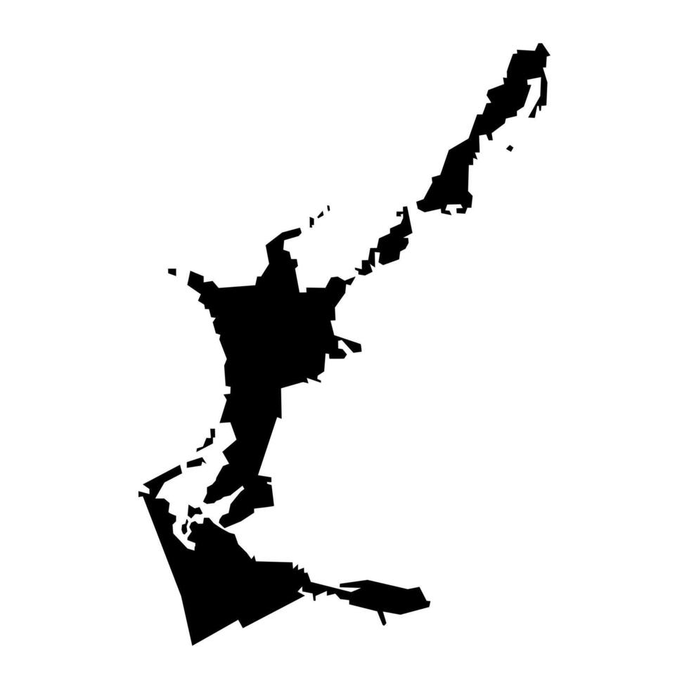 areias freguesia mapa, administrativo divisão do Bermudas. vetor ilustração.