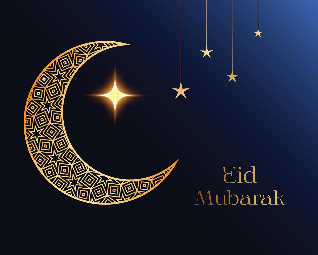 eid Mubarak livre eps Arquivo vetor