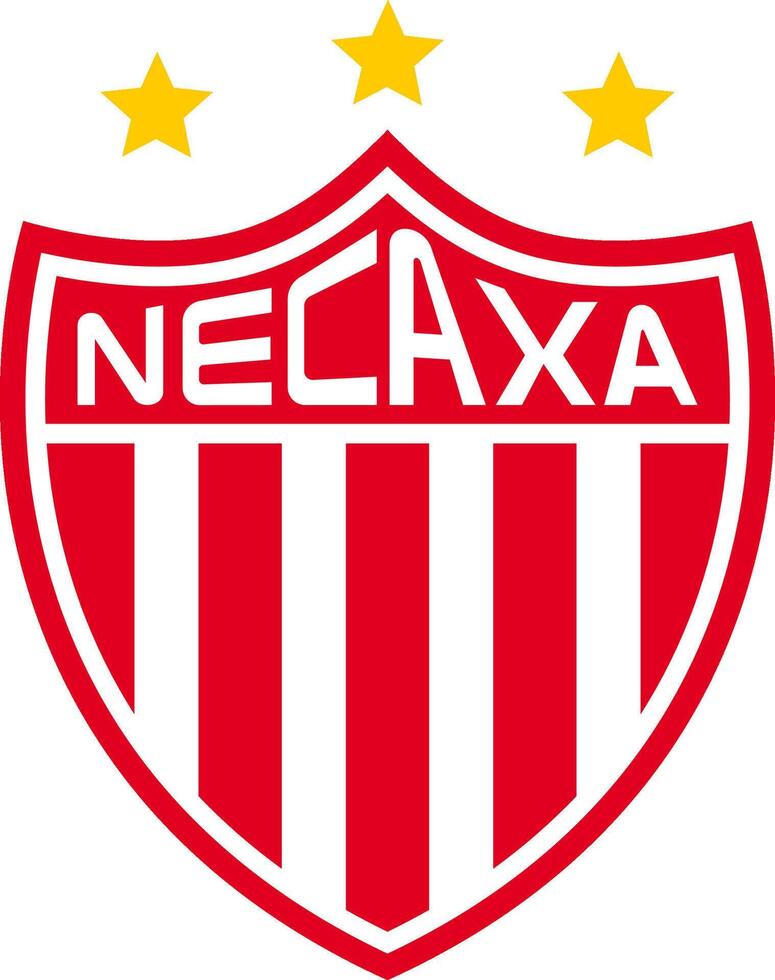 logotipo do a necaxa liga mx futebol equipe vetor
