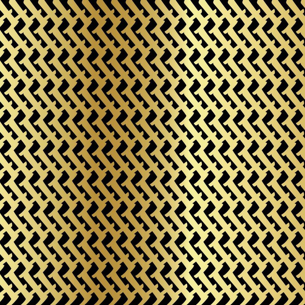 dourado desatado geométrico padronizar. abstrato fundo. vetor ilustração.