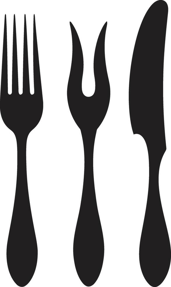 gourmet gastronomia insígnia vetor logotipo para culinária excelência elegante jantar emblema garfo e faca vetor ícone dentro à moda Projeto