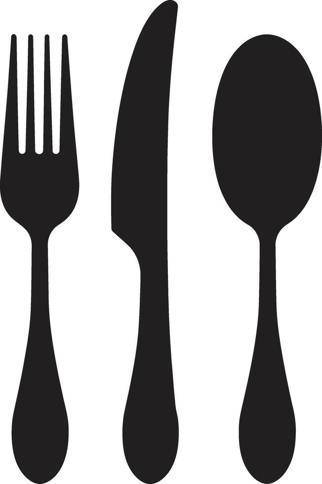 culinária harmonia crista garfo e faca vetor ícone dentro elegante Projeto gourmet talheres insígnia à moda vetor logotipo para jantar excelência