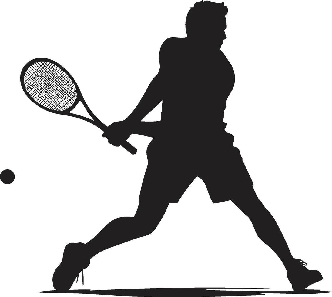 vitória vórtice crachá tênis jogador vetor logotipo para ganhando vibração bater enterrado dínamo crista masculino tênis jogador ícone dentro Atlético açao