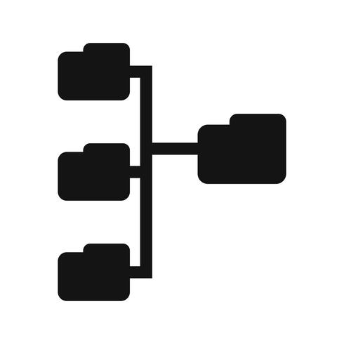 Ícone de diretórios de vetor