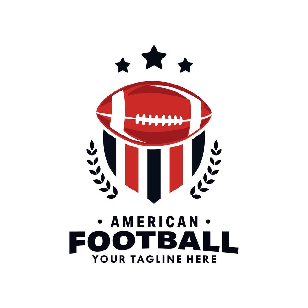 americano futebol logotipo Projeto. americano futebol emblema e Projeto crachá vetor
