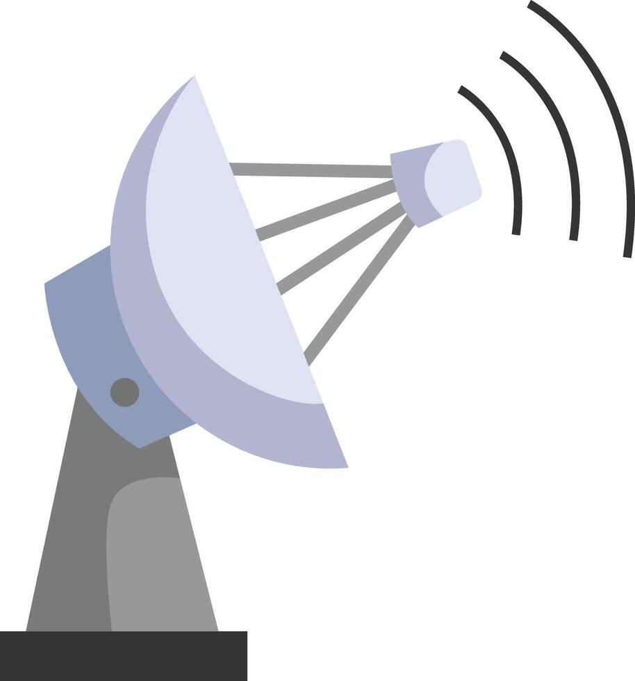 ilustração do ícone do vetor da antena parabólica