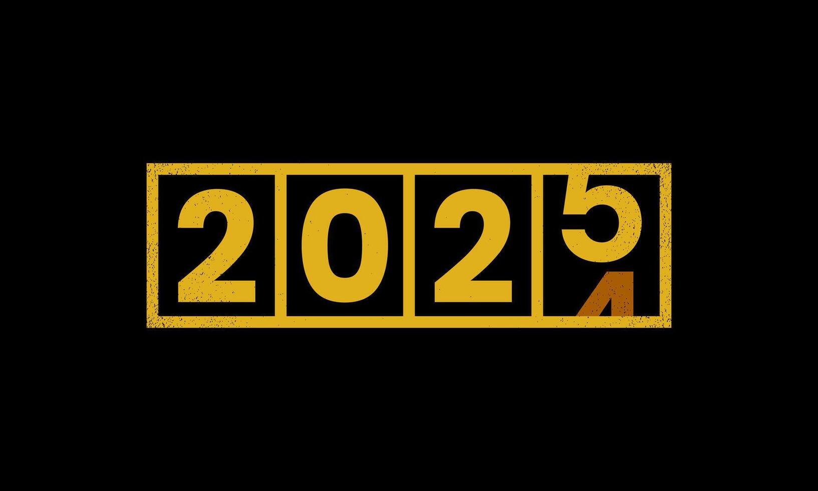 2025 feliz Novo ano fundo Projeto. vetor