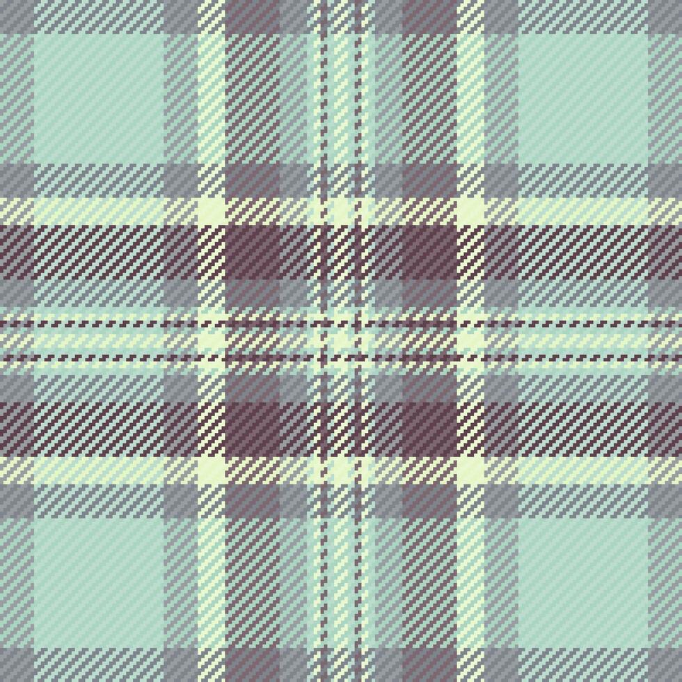 gráfico desatado Verifica tartan, vertical têxtil tecido. hippie textura fundo xadrez padronizar dentro luz e pastel cores. vetor