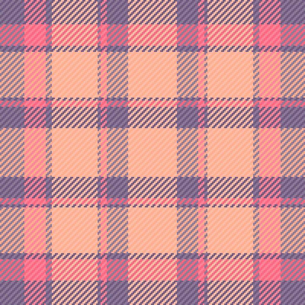 fundo xadrez textura do tartan tecido com uma desatado têxtil Verifica padronizar. vetor