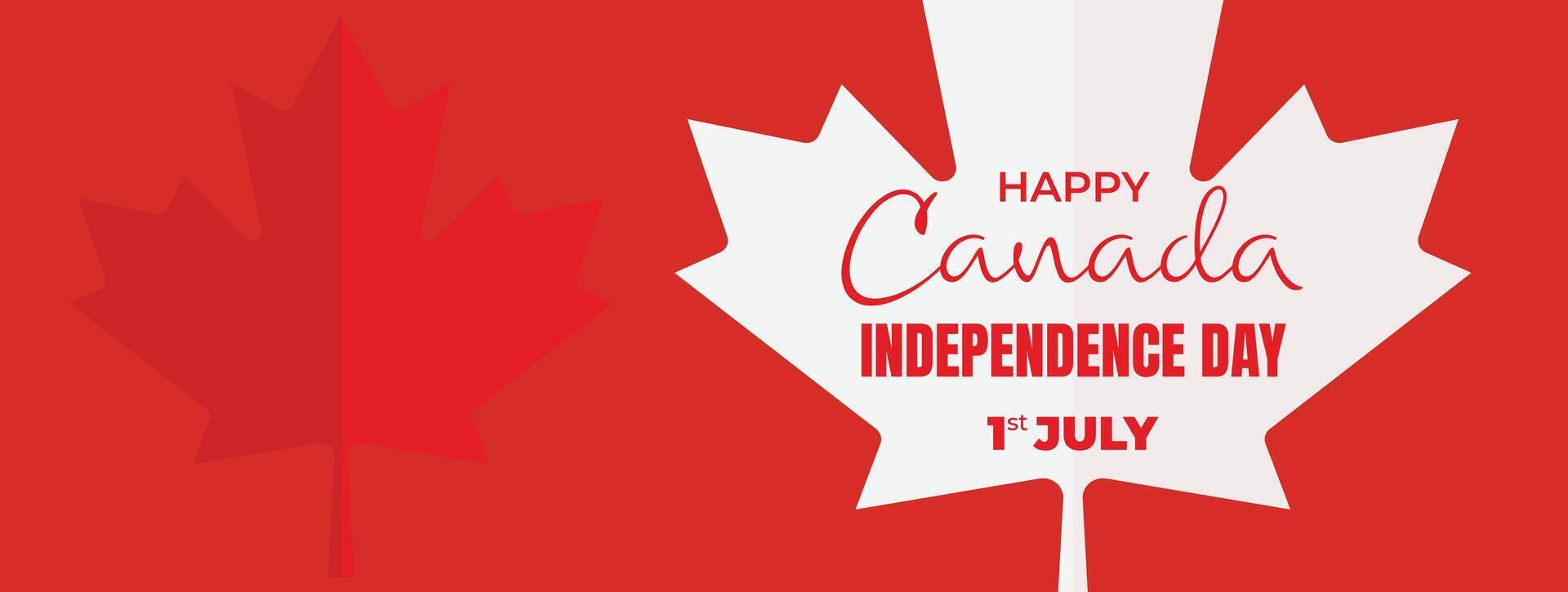 Canadá dia venda rede bandeira. feliz Canadá independência dia mega grande venda bandeira fundo ilustração. Canadá dia final de semana promoção desconto bandeira. primeiro do Julho feriado especial oferta modelo vetor