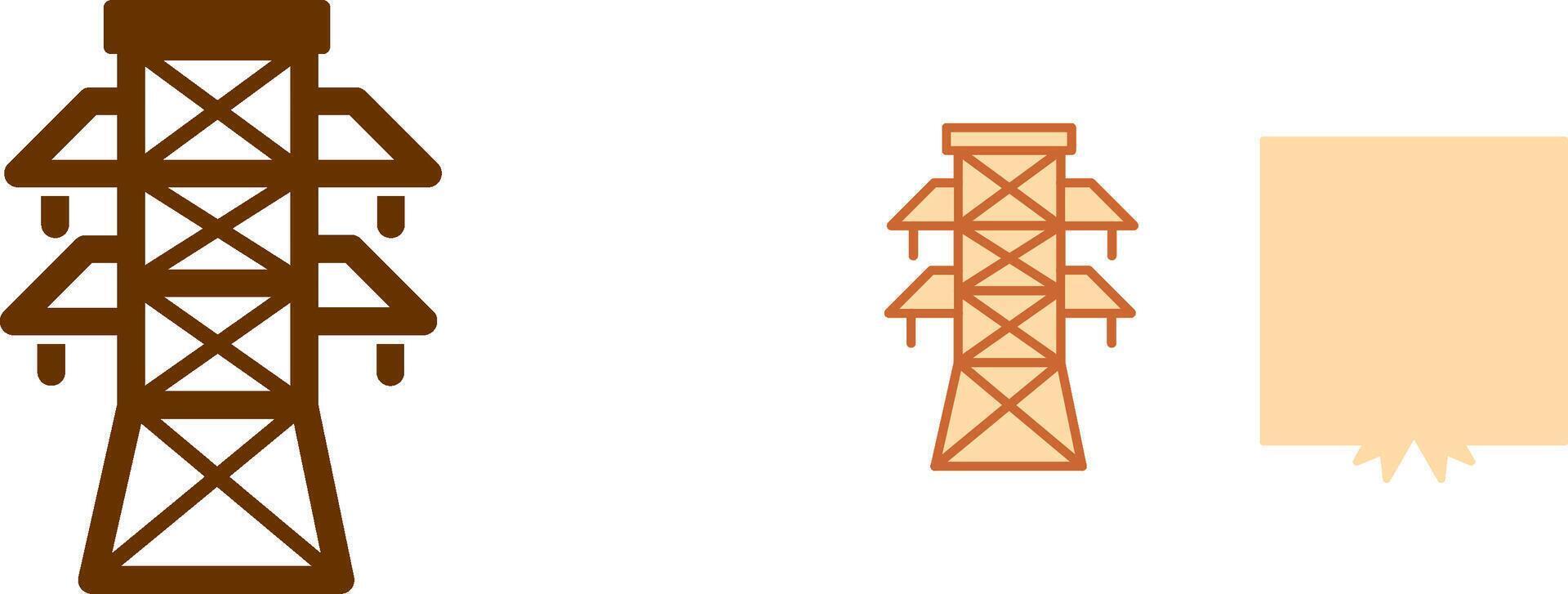eletricidade torre ícone vetor