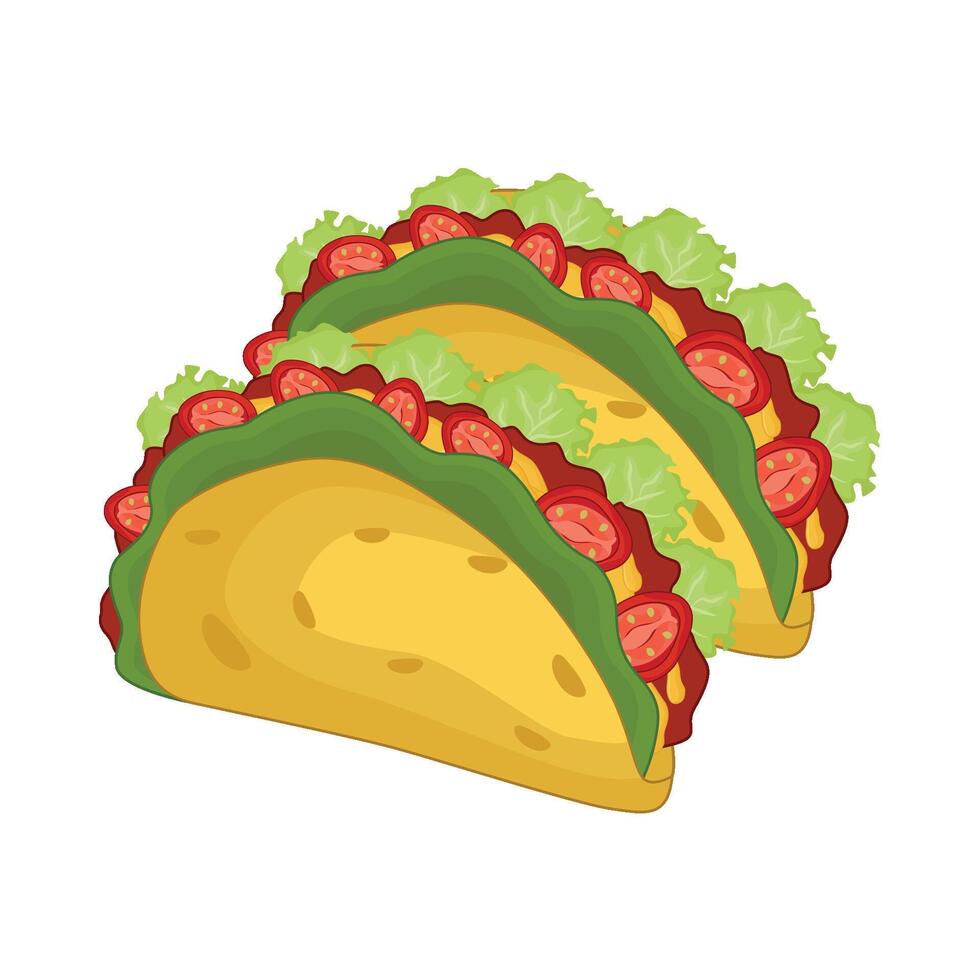 ilustração do taco vetor