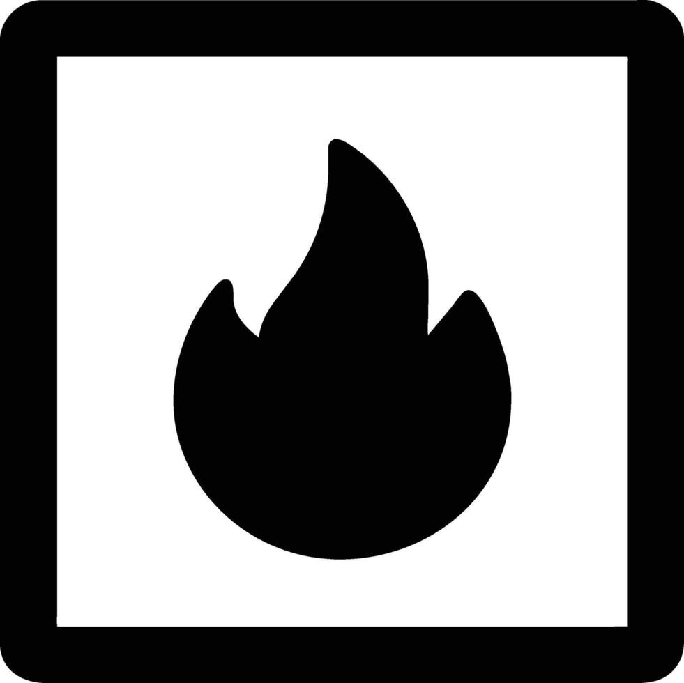 fogo ícone projeto, gráfico recurso vetor