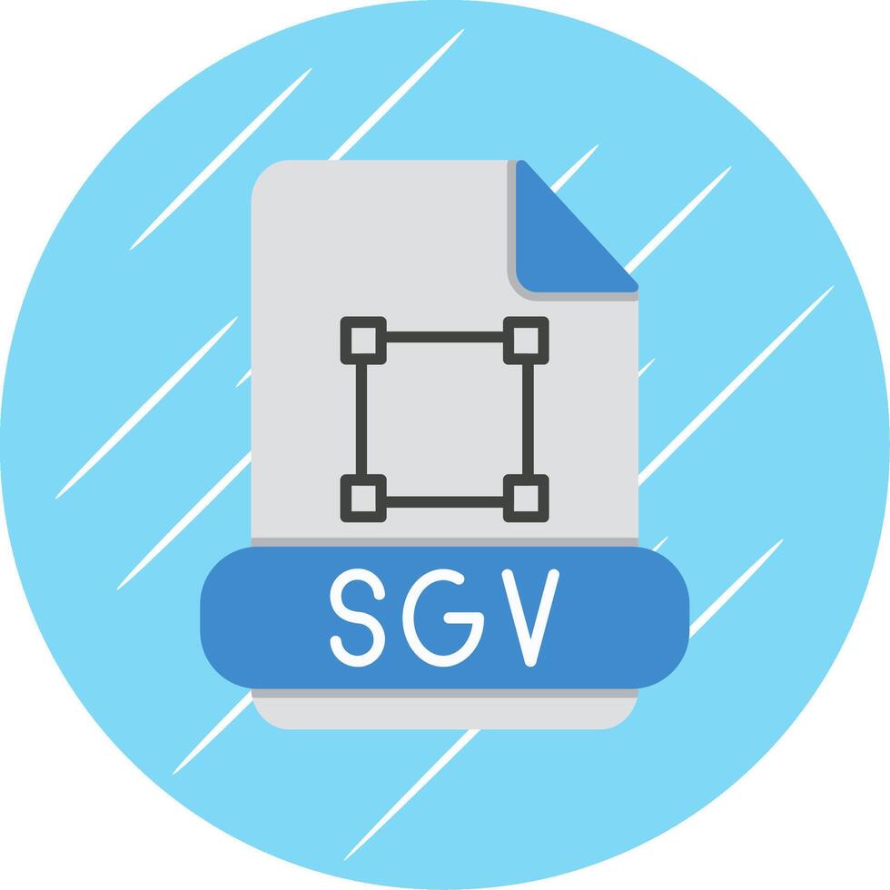 SVG plano azul círculo ícone vetor
