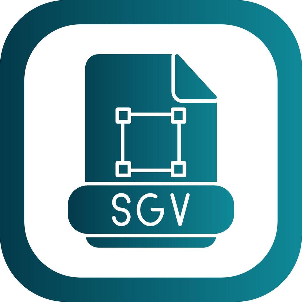 SVG glifo gradiente volta canto ícone vetor