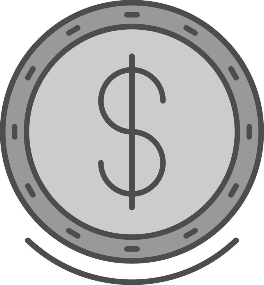 dólar símbolo potra ícone vetor