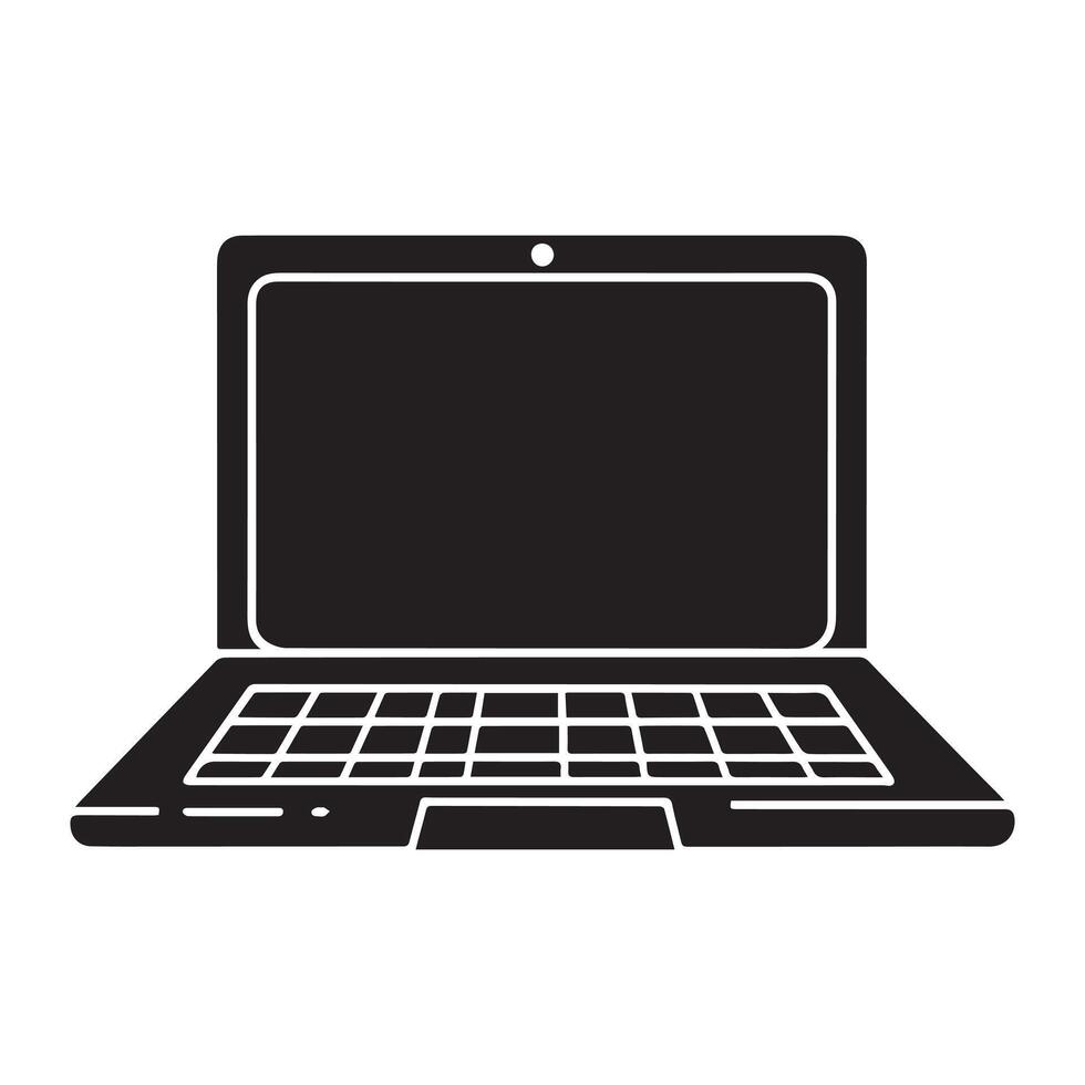 computador portátil ícone gráfico logotipo Projeto vetor
