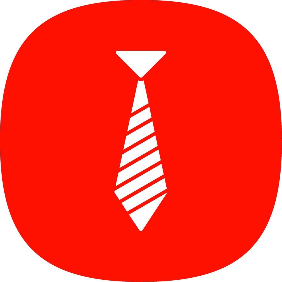 ícone de linha de duas cores de empate vetor