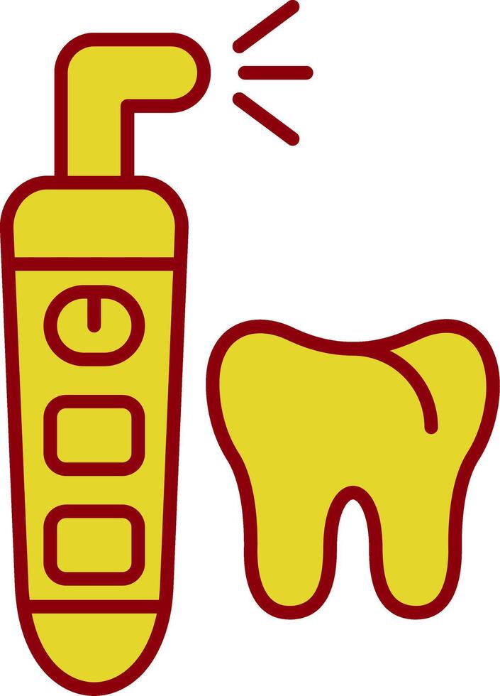 dental irrigador potra ícone vetor