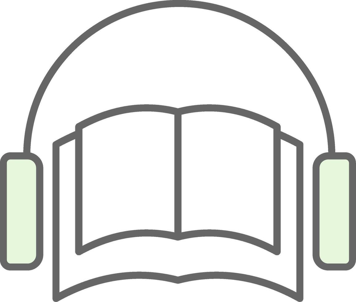 audio livro potra ícone vetor