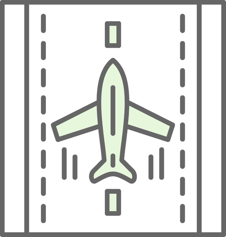 aterrissagem avião potra ícone vetor