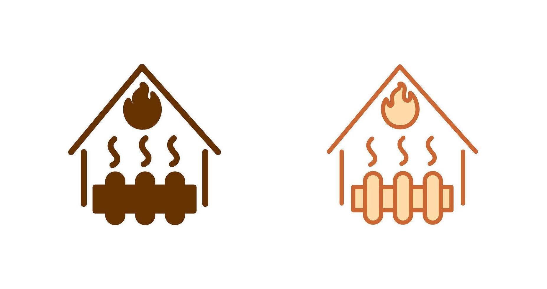 ícone do sistema de aquecimento vetor