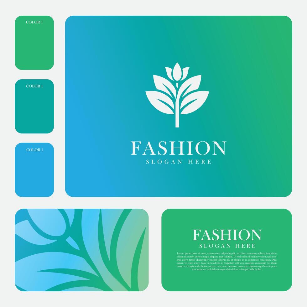 moda logotipo projeto, com uma minimalista e elegante plano estilo, adequado para o negócio marca logotipos dentro a moda setor vetor