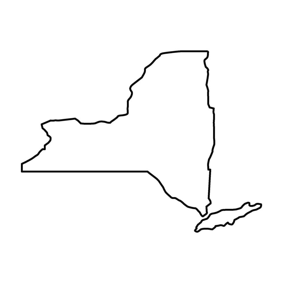 Novo Iorque mapa dentro vetor