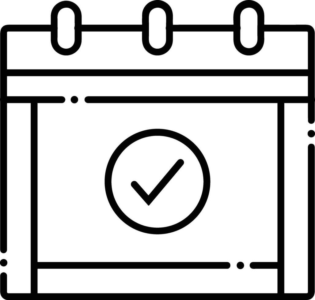 calendário ícone símbolo imagem vetor
