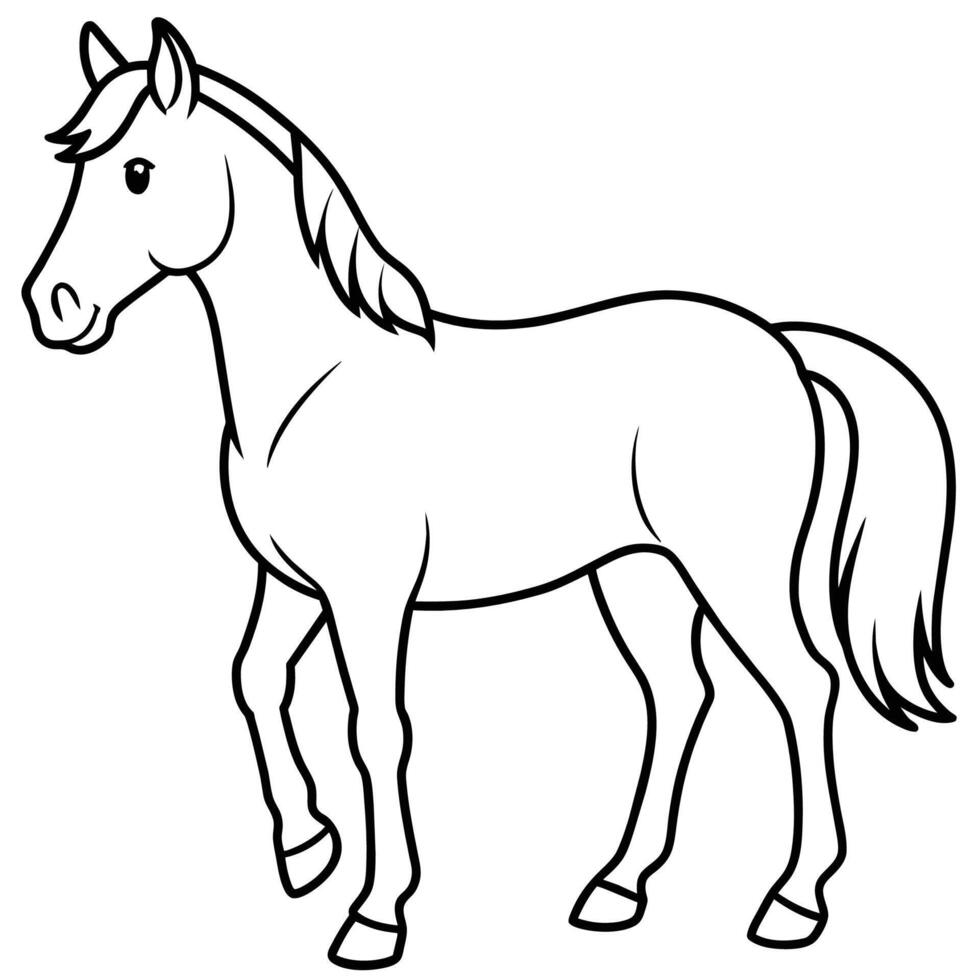 cavalo ilustrações - ideal para equestre marca, arte impressões, e casa de fazenda decoração vetor