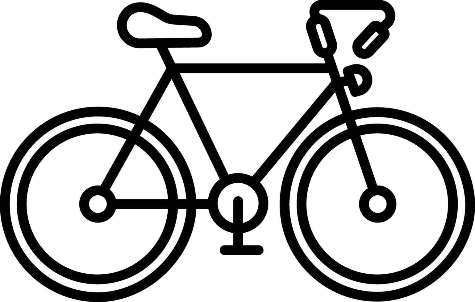 bicicleta esboço ilustração vetor