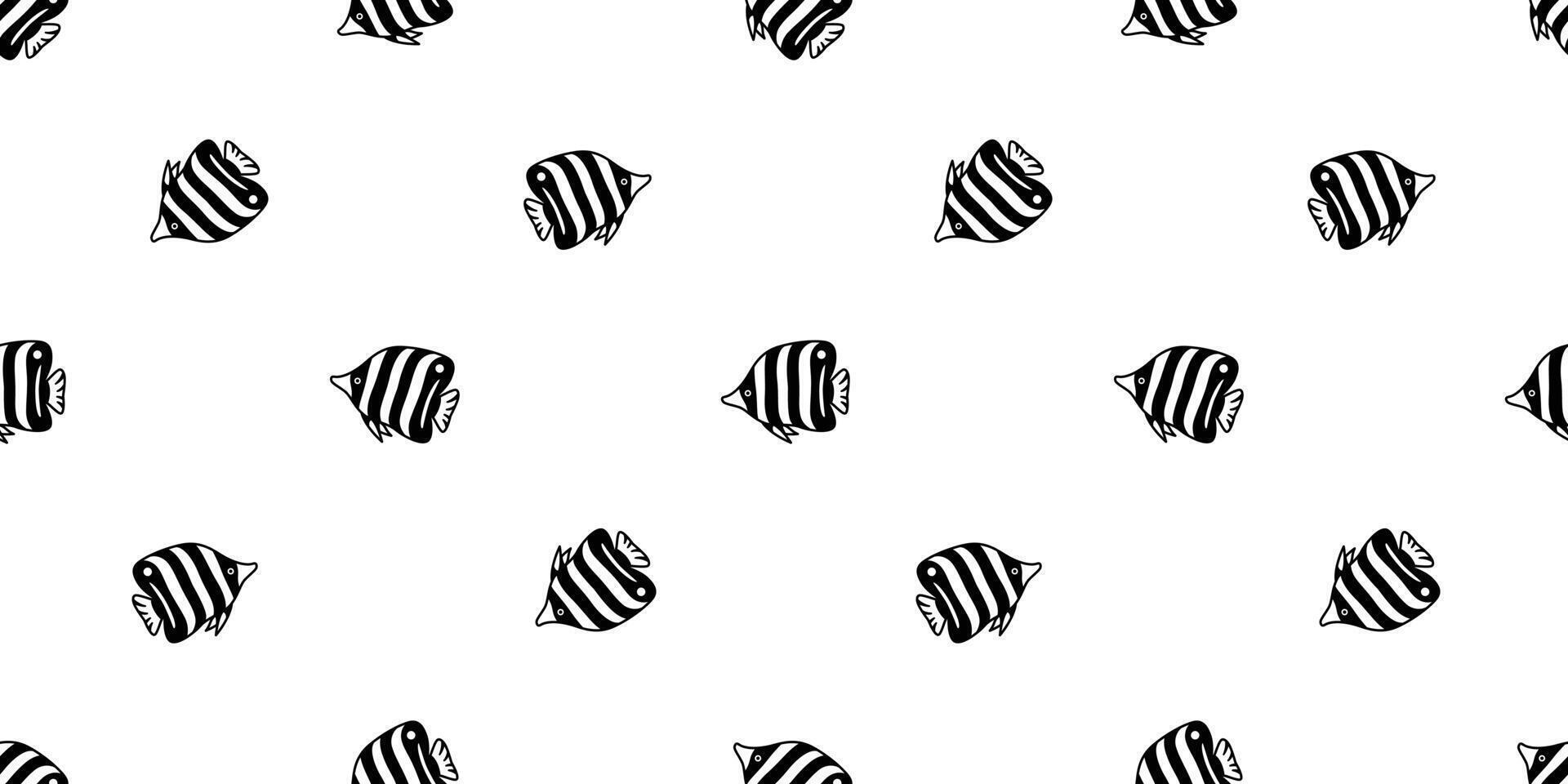 peixe desatado padronizar borboleta salmão rabisco atum Tubarão desenho animado cachecol isolado golfinho baleia oceano mar telha fundo repetir papel de parede ilustração animal vetor